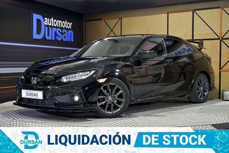 Negro Usado 2020 Honda Civic Elegance Utilitario | 21.390 € (Precio justo) - Imagen 1/4