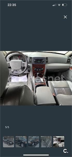 Käytetty Jeep Grand Cherokee Limited 218 HP (160 kW) 2006 Musta Katumaasturi