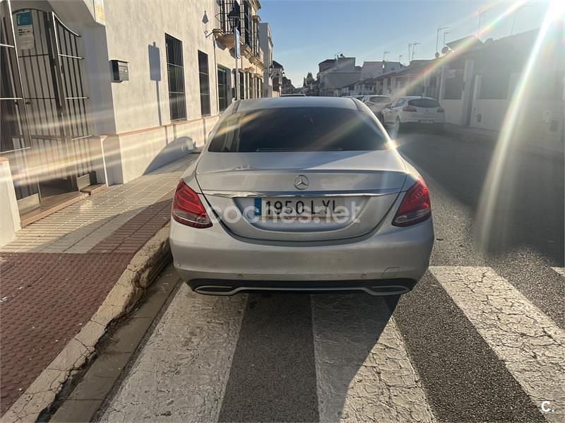 Usado Mercedes C200 136 CV (100 kW) 2017 Gris / plata Berlina