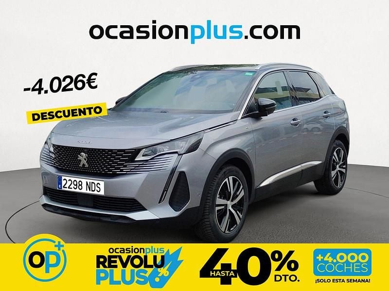 Usado Peugeot 3008 GT 136 CV (100 kW) 2024 Gris SUV