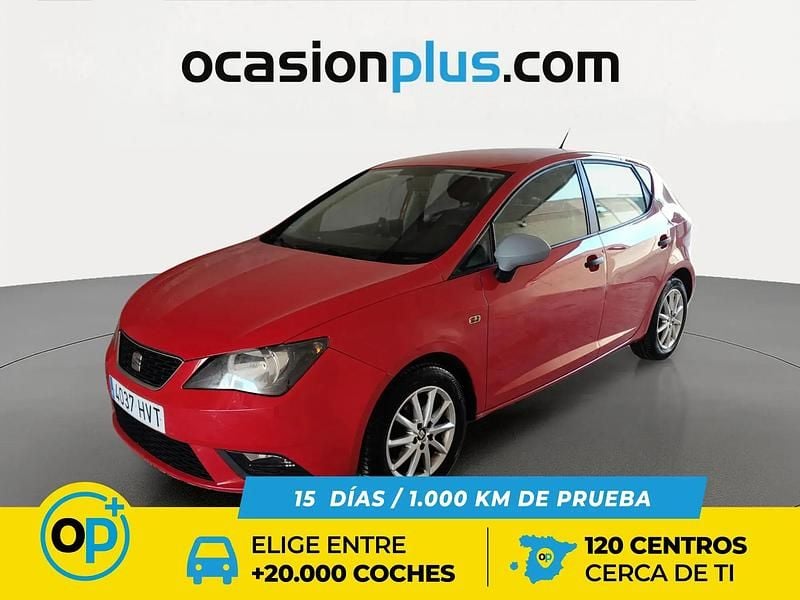 Brugt Seat Ibiza Reference 70 HK (51 kW) 2014 Rød Hatchback