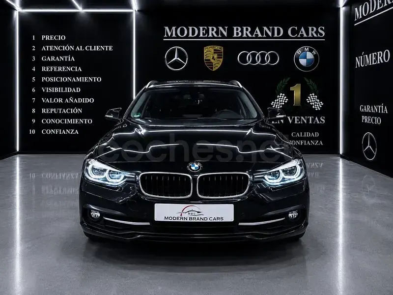 Usado BMW 318 Advantage 150 CV (110 kW) 2018 Negro Familiar