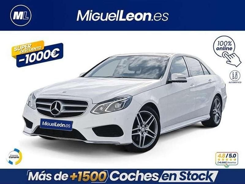 Usado Mercedes E250 204 CV (150 kW) 2014 Blanco Berlina