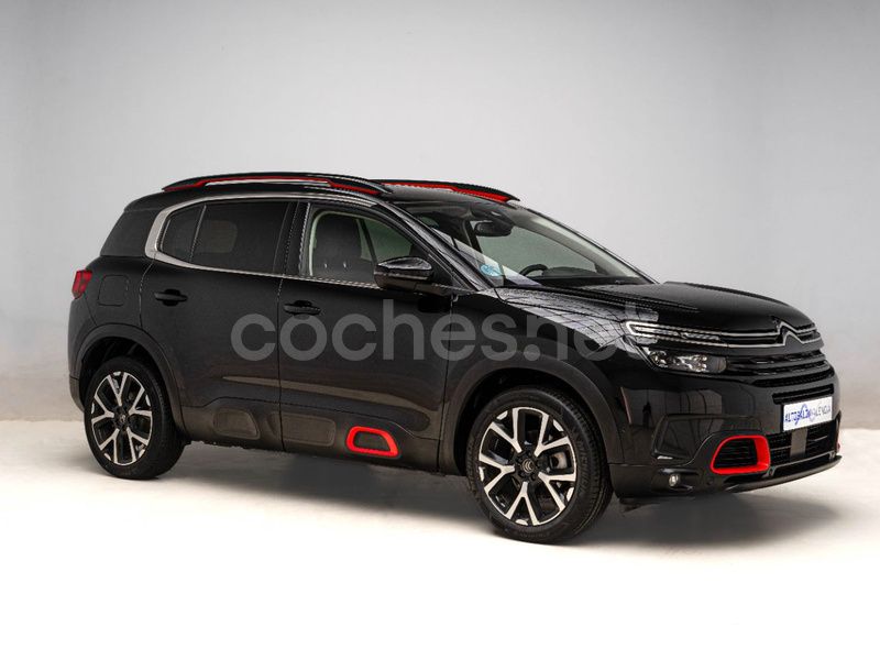 Negro Usado 2020 Citroën C5 Aircross PureTech SUV | 19.900 € (Un poco caro) - Imagen 1/4