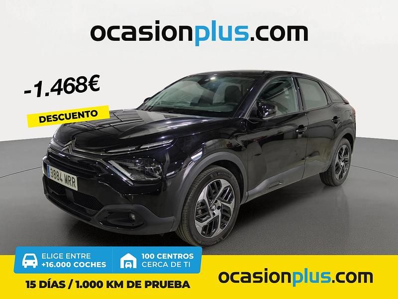 Negro Usado 2024 Citroën C4 PureTech Berlina | 16.150 € (Precio justo) - Imagen 1/4
