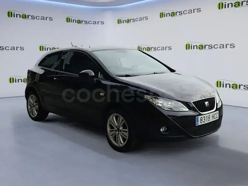 Usado Seat Ibiza SC Style 90 CV (66 kW) 2011 Negro Utilitario