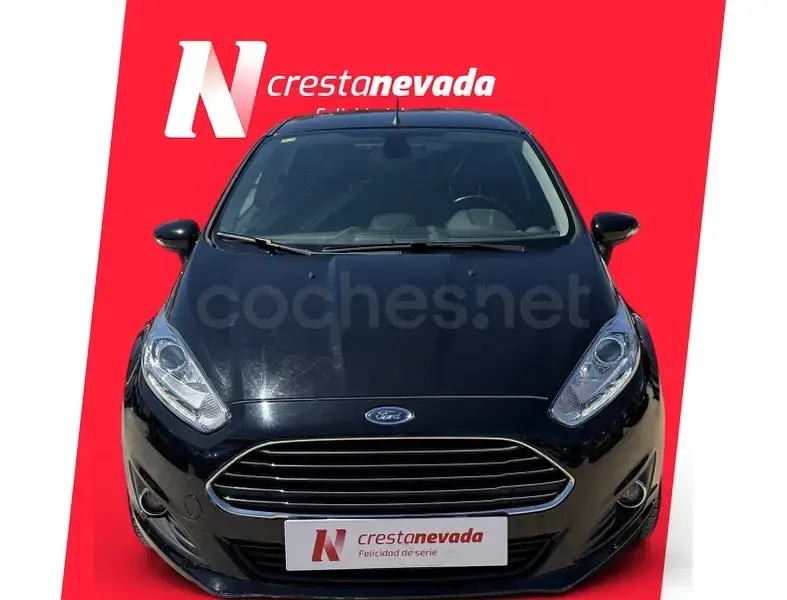 Usado Ford Fiesta Trend 100 CV (73 kW) 2016 Negro Utilitario