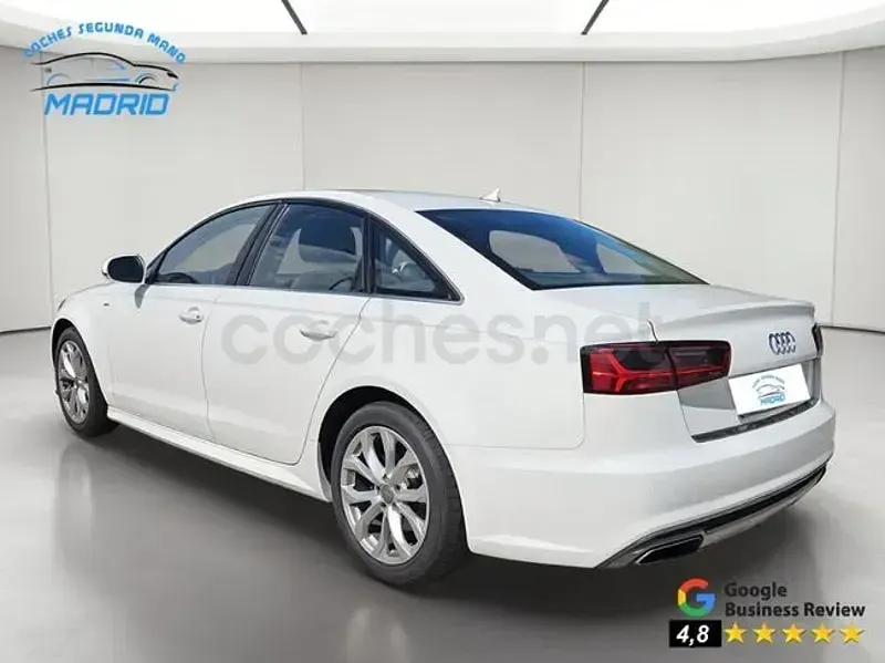 Usado Audi A6 S-Line 190 CV (139 kW) 2015 Blanco Berlina
