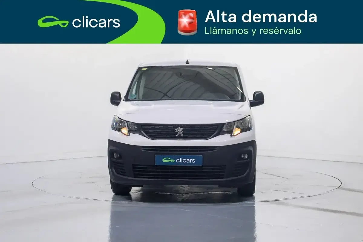 Usado Peugeot Partner S 100 CV (73 kW) 2020 Blanco Monovolumen