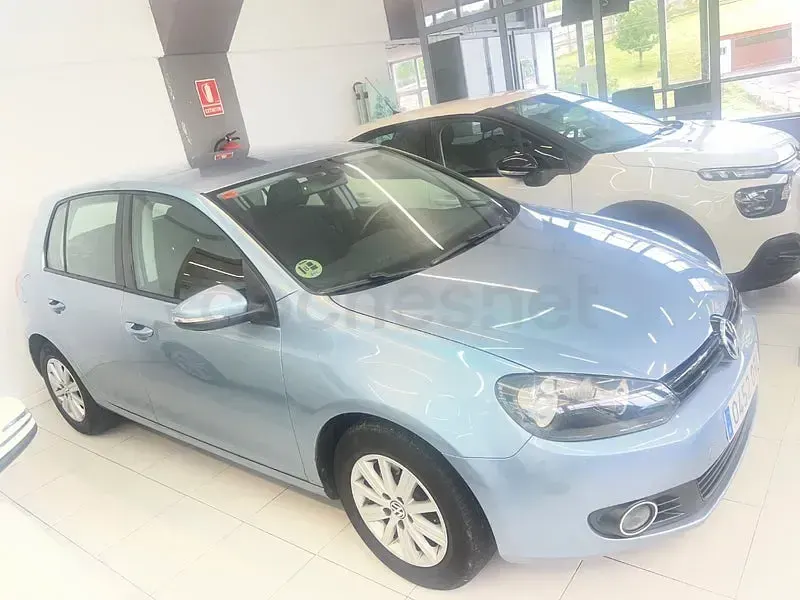 Usado VW Golf VI Advance 105 CV (77 kW) 2010 Azul Utilitario