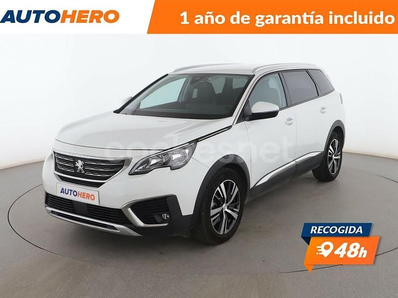 Blanco Usado 2019 Peugeot 5008 Allure Monovolumen | 17.499 € (Precio justo) - Imagen 1/3