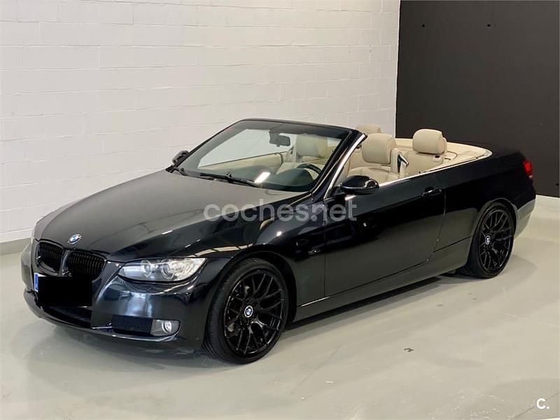 Negro Usado 2008 BMW 320 Cabriolet Descapotable | 13.500 € (Un poco caro) - Imagen 1/4