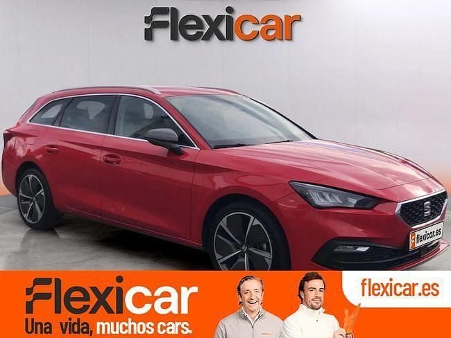 Rojo Usado 2021 Seat Leon FR Familiar | 15.490 € (Buen precio) - Imagen 1/4