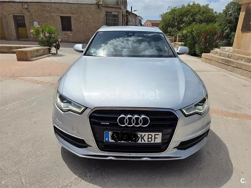 Usado Audi A6 S-Line 245 CV (180 kW) 2014 Gris / plata Familiar
