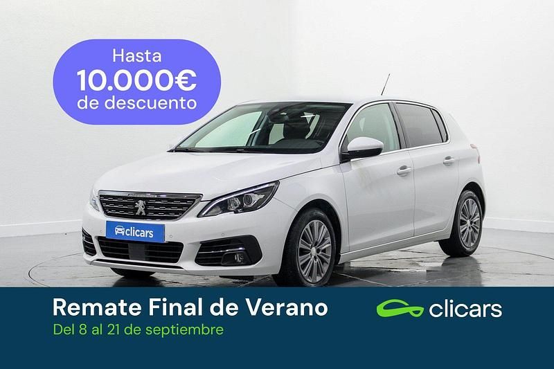 Blanco Usado 2021 Peugeot 308 Allure Berlina | 16.490 € (Un poco caro) - Imagen 1/4
