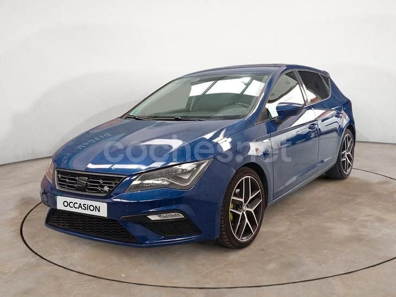 Usado Seat Leon FR 150 CV (110 kW) 2018 Azul Berlina