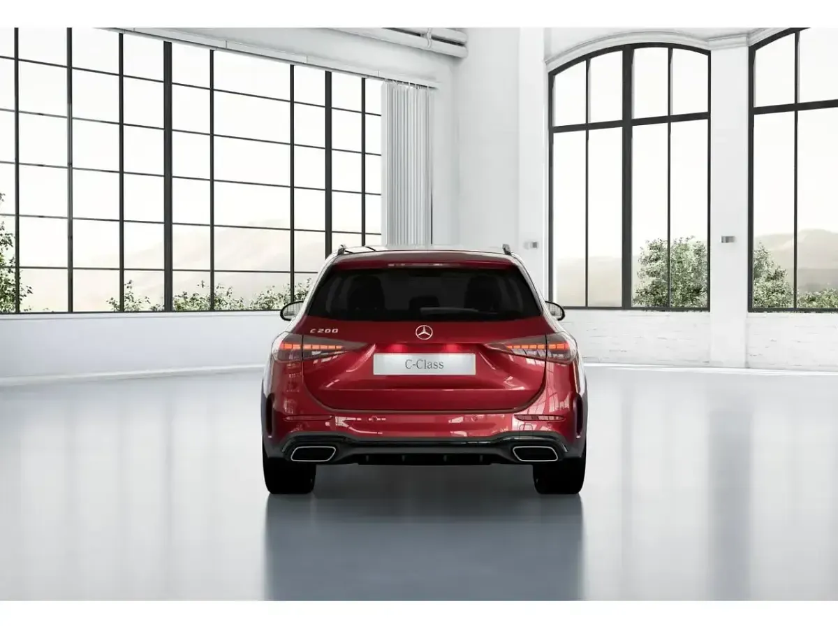 Nuevo Mercedes C200 204 CV (150 kW) 2025 Rojo Familiar