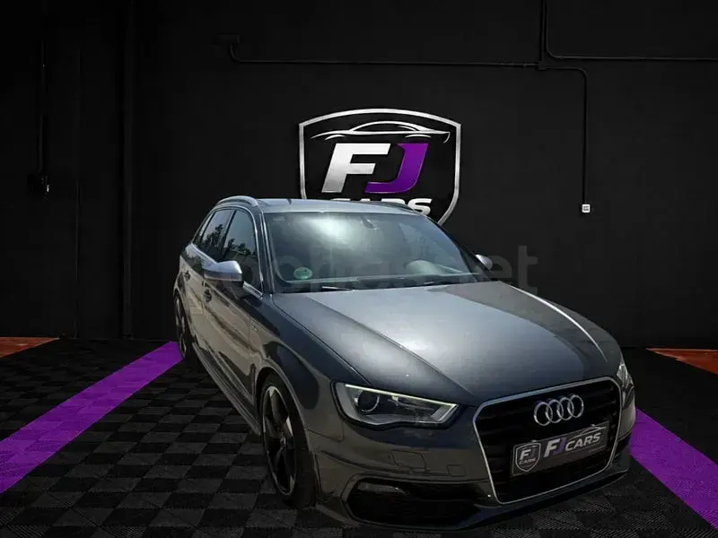 Usado Audi A3 S-Line 150 CV (110 kW) 2015 Gris / plata Berlina