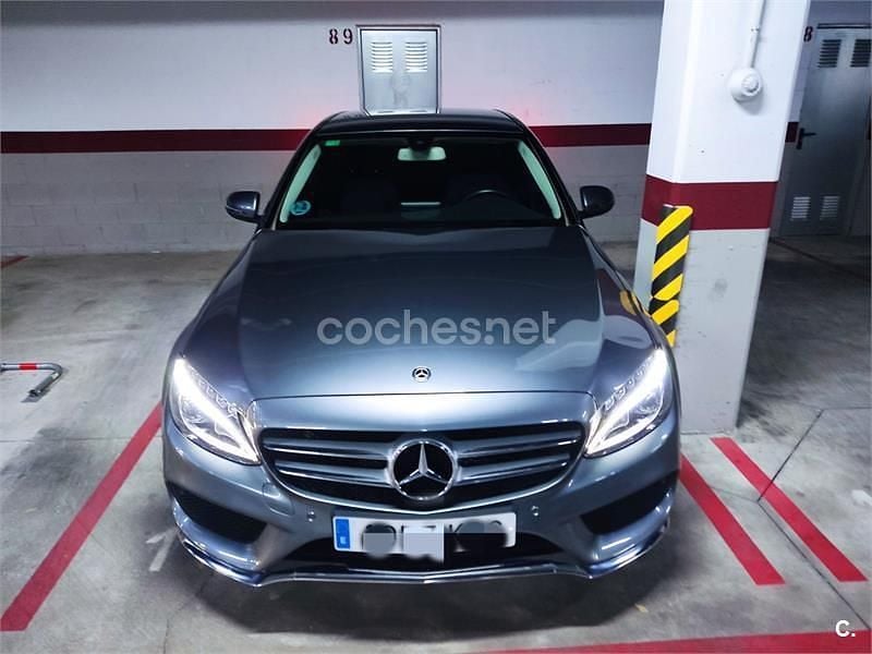 Gris / plata Usado 2017 Mercedes C220 AMG line Berlina | 21.900 € (Precio justo) - Imagen 1/4