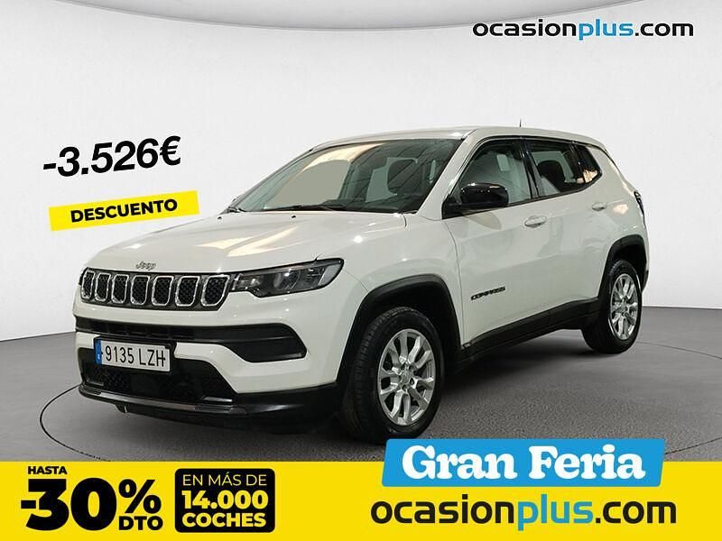 Negro Usado 2022 Jeep Compass Longitude SUV | 21.300 € (Precio justo) - Imagen 1/4