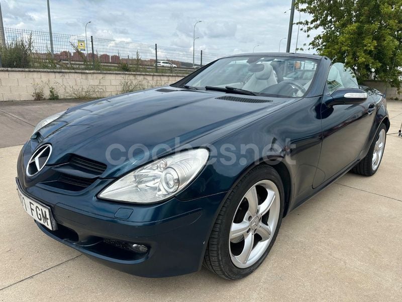 Azul Usado 2005 Mercedes SLK200 Descapotable | 9900 € (Precio justo) - Imagen 1/4