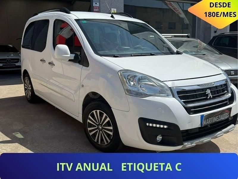 Blanco Usado 2017 Peugeot Partner Tepee Style Monovolumen | 12.499 € (Precio justo) - Imagen 1/4