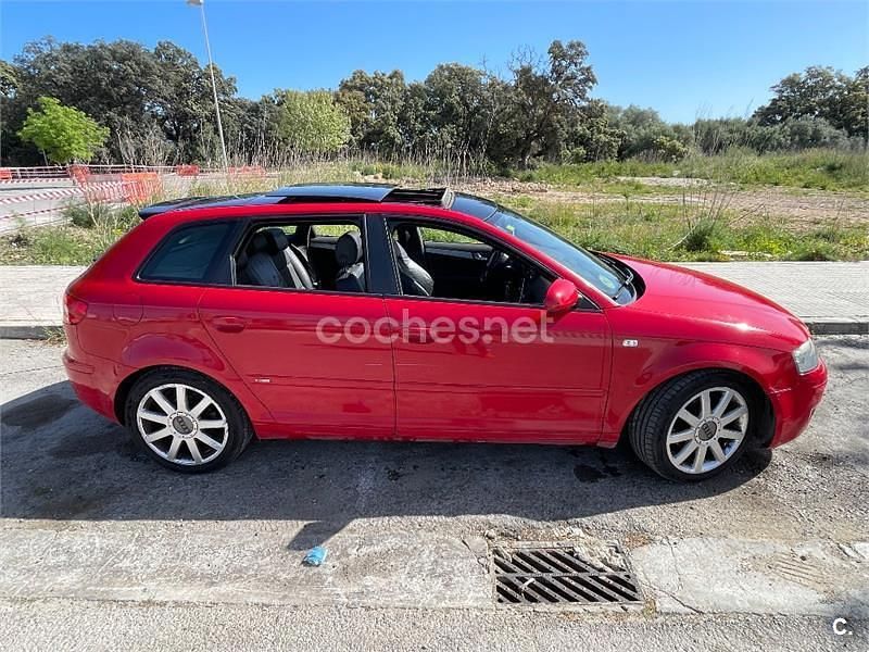 Usado Audi A3 S-Line 105 HP (77 kW) 2007 Vermelho Citadino