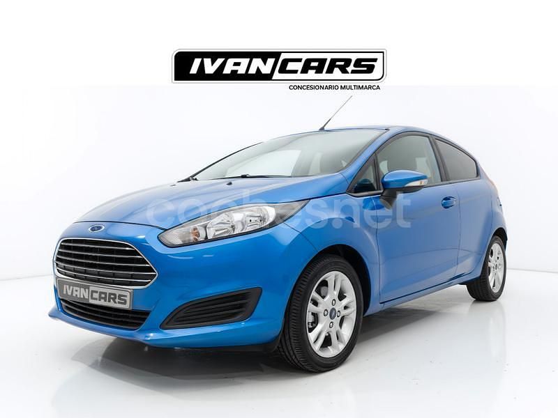Azul Usado 2015 Ford Fiesta Titanium Berlina | 7490 € (Buen precio) - Imagen 1/4