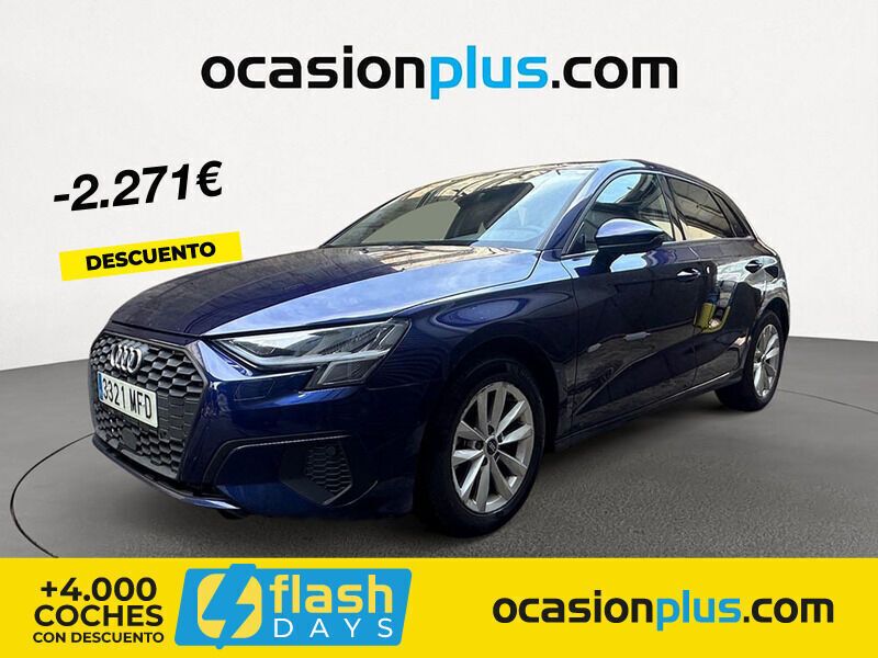 Azul Usado 2023 Audi A3 e-tron Utilitario | 24.590 € - Imagen 1/4