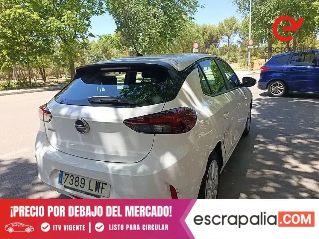 Usado Opel Corsa Edition 75 CV (55 kW) 2022 Blanco Utilitario