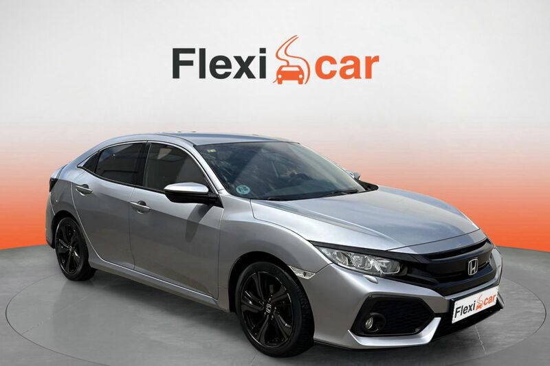 Gris Usado 2018 Honda Civic Elegance Berlina | 14.990 € (Super precio) - Imagen 1/4