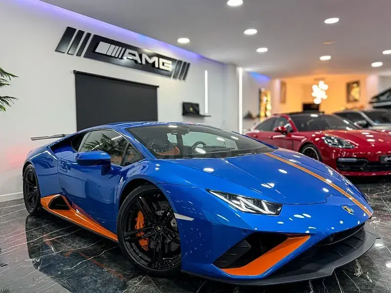Usado Lamborghini Huracán 610 CV (448 kW) 2021 Azul Coupe