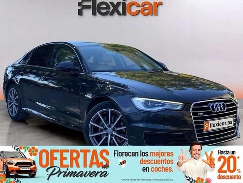 Usado Audi A6 190 CV (139 kW) 2016 Negro Berlina