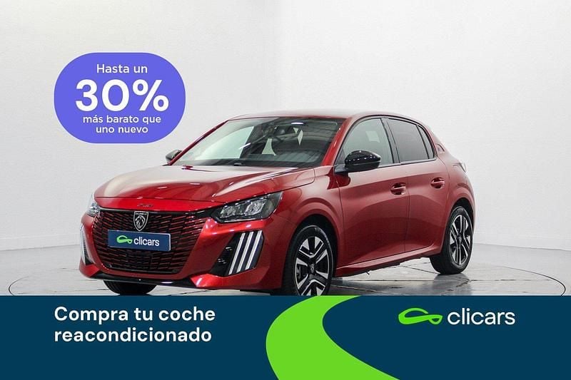 Rojo Usado 2024 Peugeot e-208 Style Utilitario | 23.990 € (Un poco caro) - Imagen 1/4