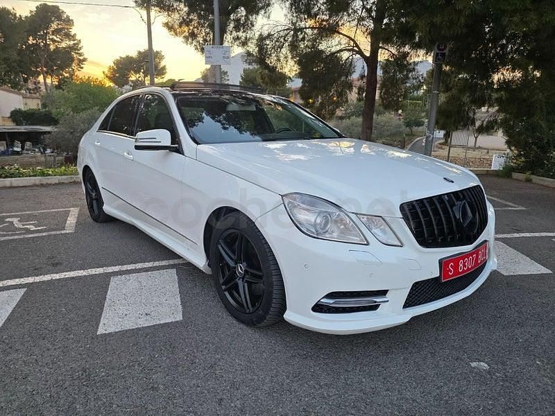 Usado Mercedes E220 Avantgarde 170 CV (125 kW) 2012 Blanco Berlina