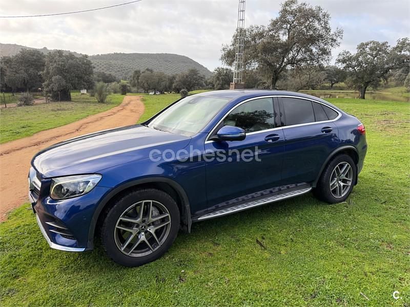 Usado Mercedes GLC250 204 CV (150 kW) 2017 Azul Coupe
