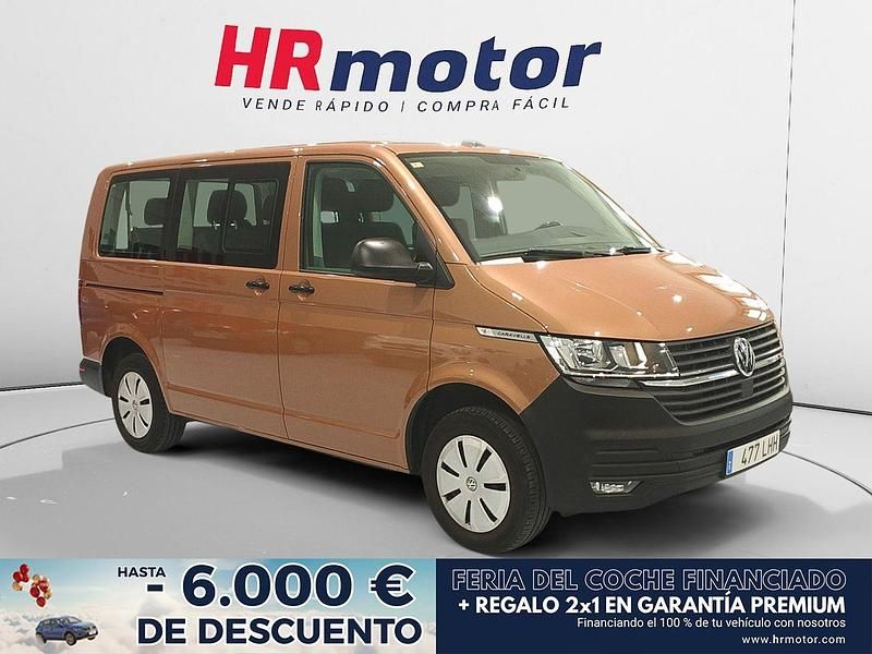Naranja Usado 2020 VW Caravelle Trendline Monovolumen | 32.690 € (Un poco caro) - Imagen 1/4