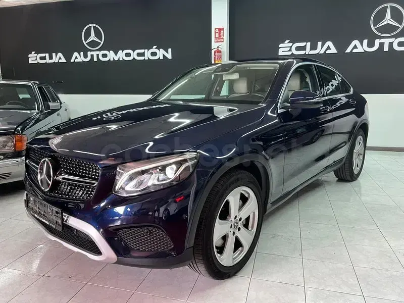 Usado Mercedes GLC250 204 CV (150 kW) 2017 Azul Coupe