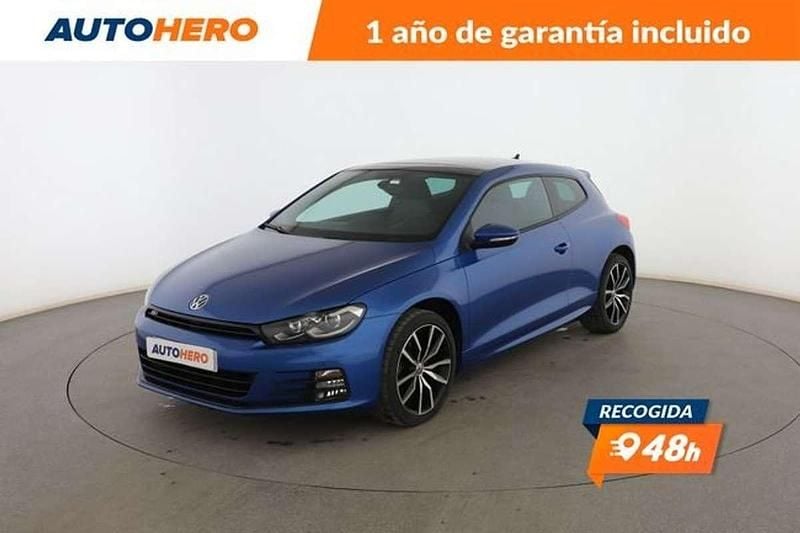 Azul Usado 2017 VW Scirocco R-line BlueMotion Coupe | 17.699 € (Precio justo) - Imagen 1/3
