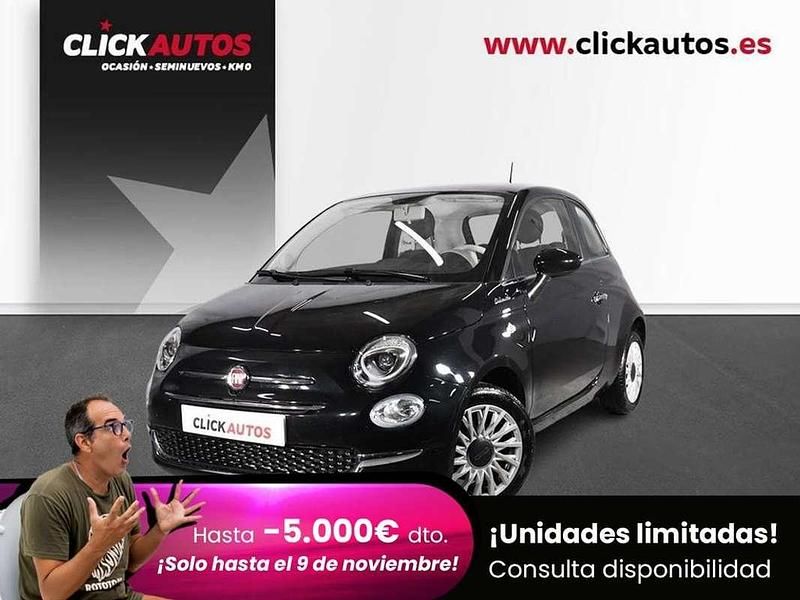 Negro Usado 2022 Fiat 500 Dolcevita Utilitario | 8400 € (Super precio) - Imagen 1/4