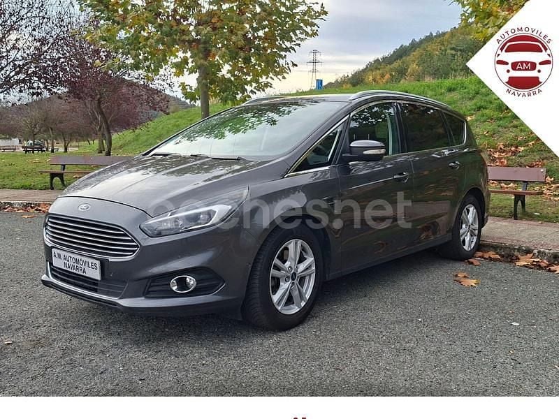 Gris / plata Usado 2018 Ford S-MAX ST-Line Monovolumen | 12.900 € (Precio justo) - Imagen 1/4