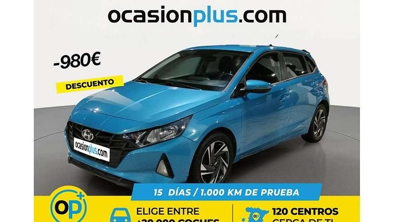 Usado Hyundai i20 84 CV (61 kW) 2022 Azul Utilitario