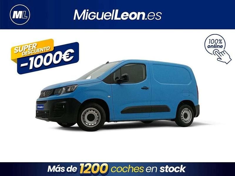 Azul Usado 2020 Peugeot Partner Premium Van | 10.985 € (Buen precio) - Imagen 1/3