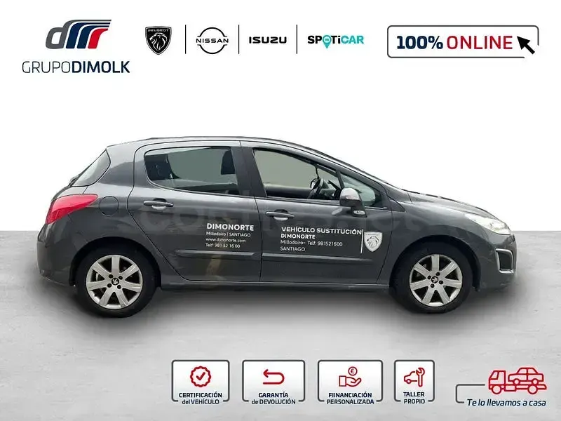 Usado Peugeot 308 Active 115 CV (84 kW) 2013 Gris / plata Berlina
