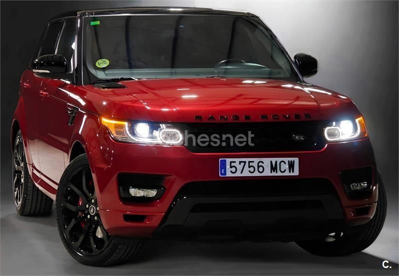 Rojo Usado 2014 Land Rover Range Rover Sport HSE SUV | 23.900 € (Buen precio) - Imagen 1/4