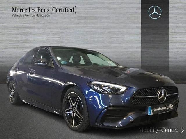 Usado Mercedes C200 AMG line 163 CV (119 kW) 2025 Negro obsidiana Berlina