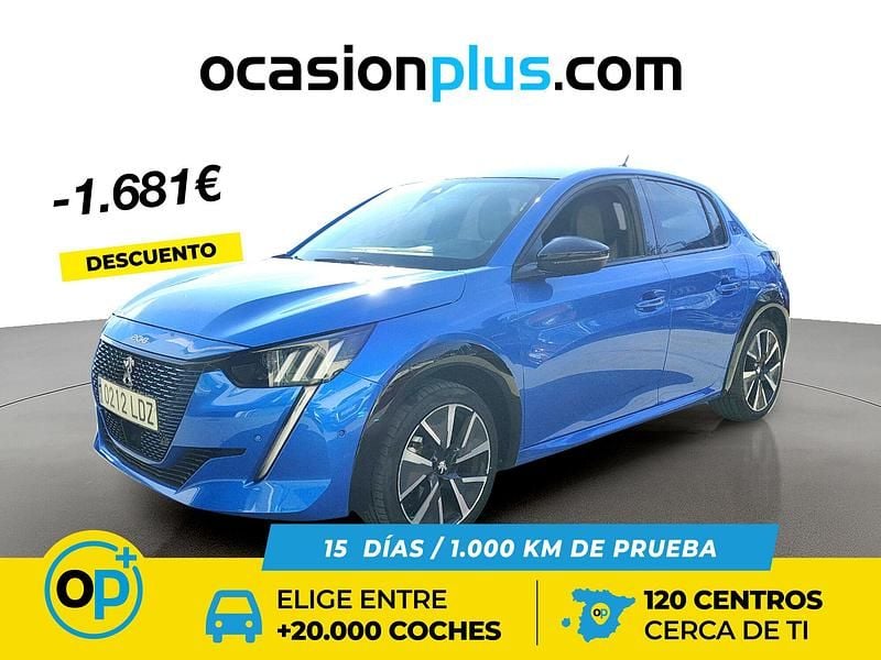 Usado Peugeot e-208 GTi 100 kW (136 CV) 2020 Azul Utilitario