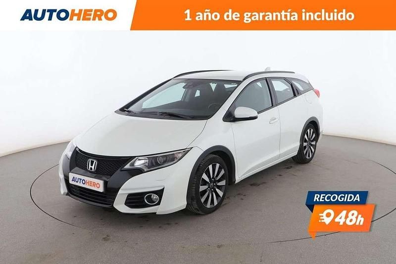 Blanco Usado 2015 Honda Civic Elegance Familiar | 13.999 € (Precio justo) - Imagen 1/3
