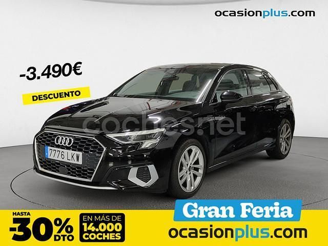 Negro Usado 2020 Audi A3 Sportback Advanced Plus Berlina | 23.550 € (Precio justo) - Imagen 1/4