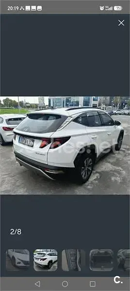 Usado Hyundai Tucson 150 CV (110 kW) 2022 Blanco SUV